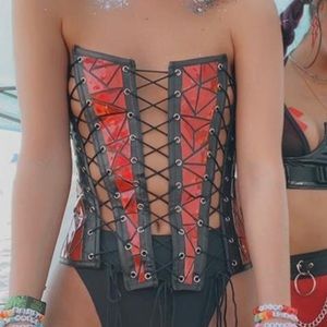 Spvce Island viper lace up corset